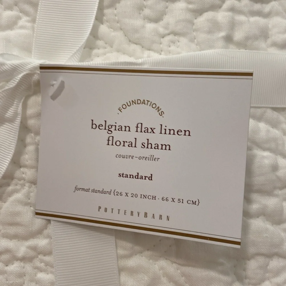 Pottery Barn linen sham